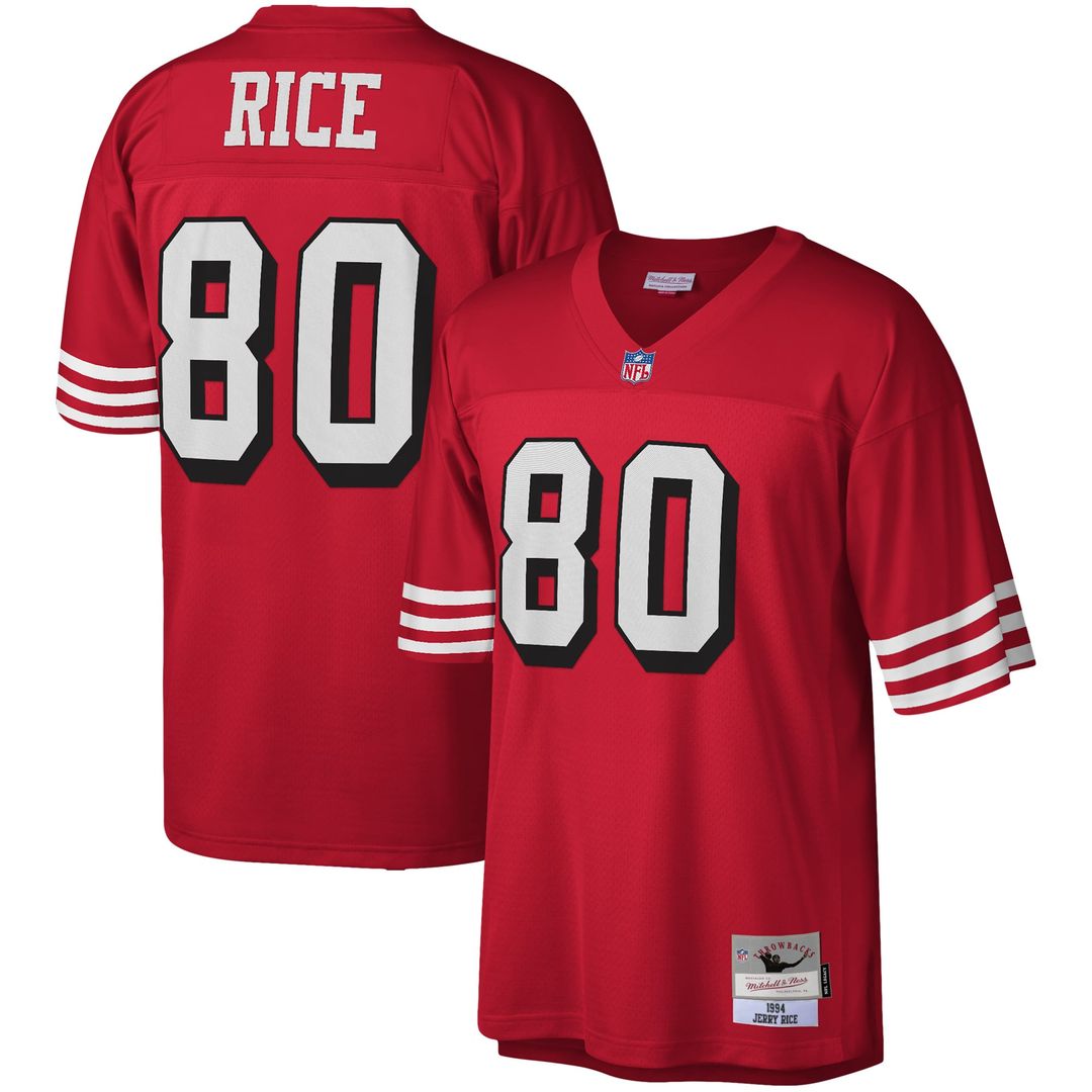 San Francisco 49ers Jerry Rice Mitchell & Ness Legacy Replica Jersey - Scarlet