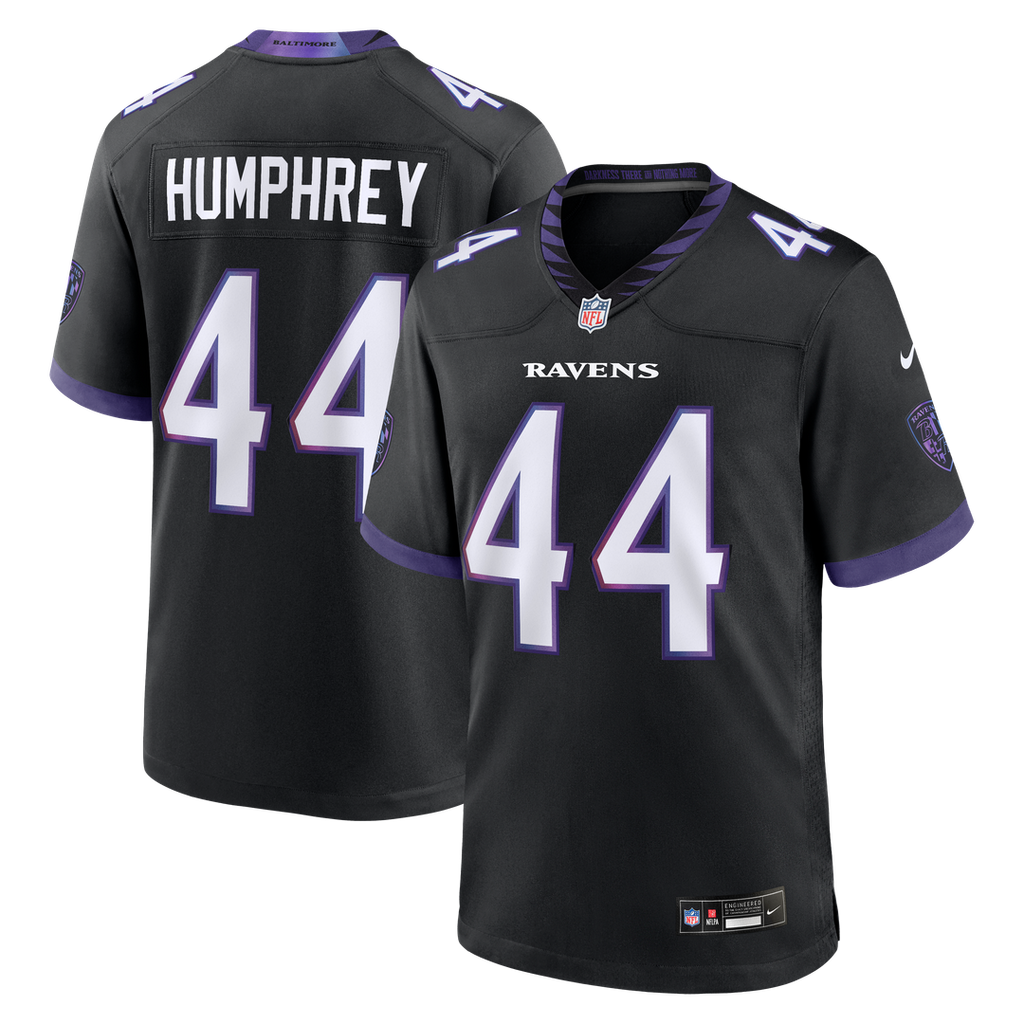 Baltimore Ravens Marlon Humphrey Nike Alternate Game Jersey - Black