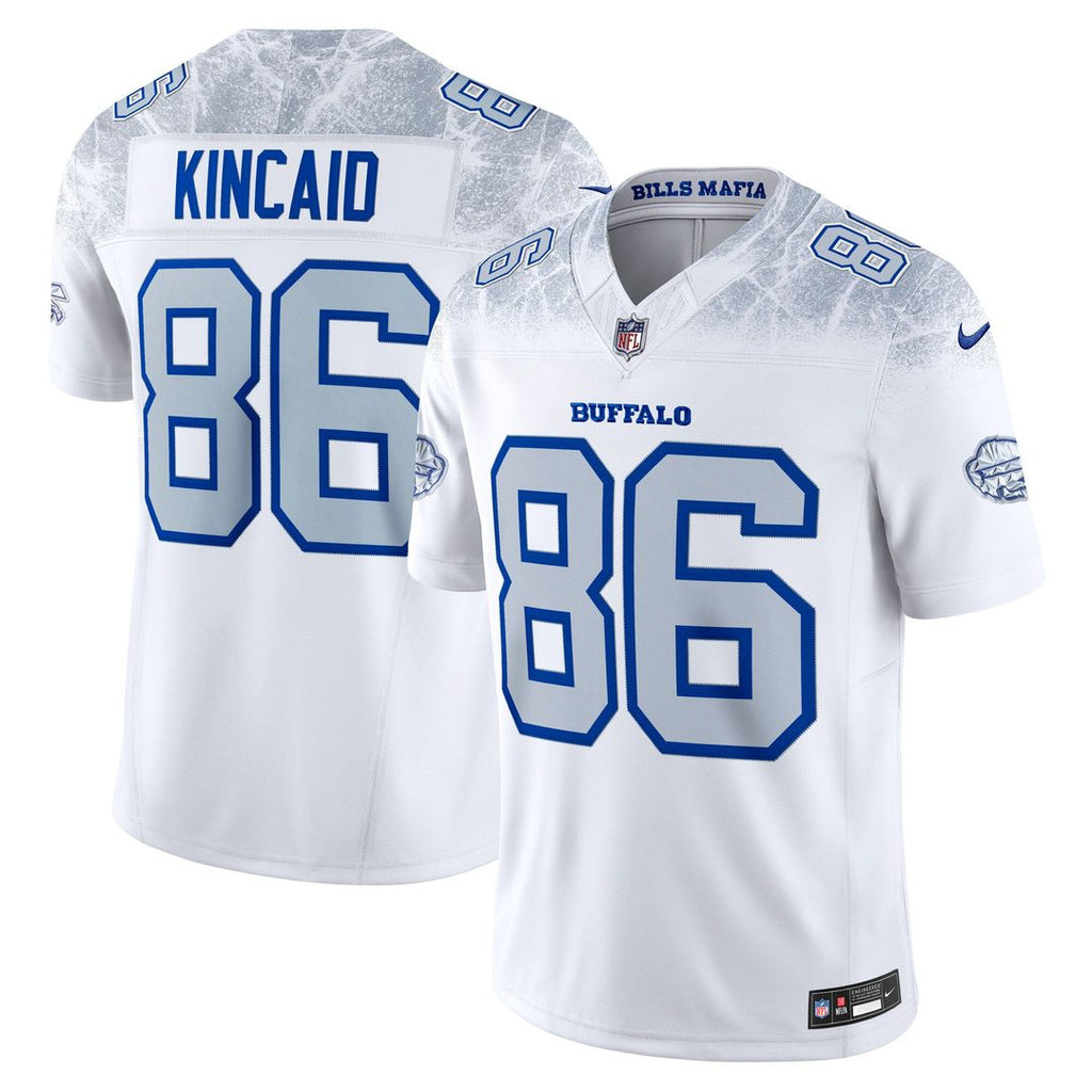 Buffalo Bills Dalton Kincaid Nike Rivalries Collection Stitched Limited Jersey - White