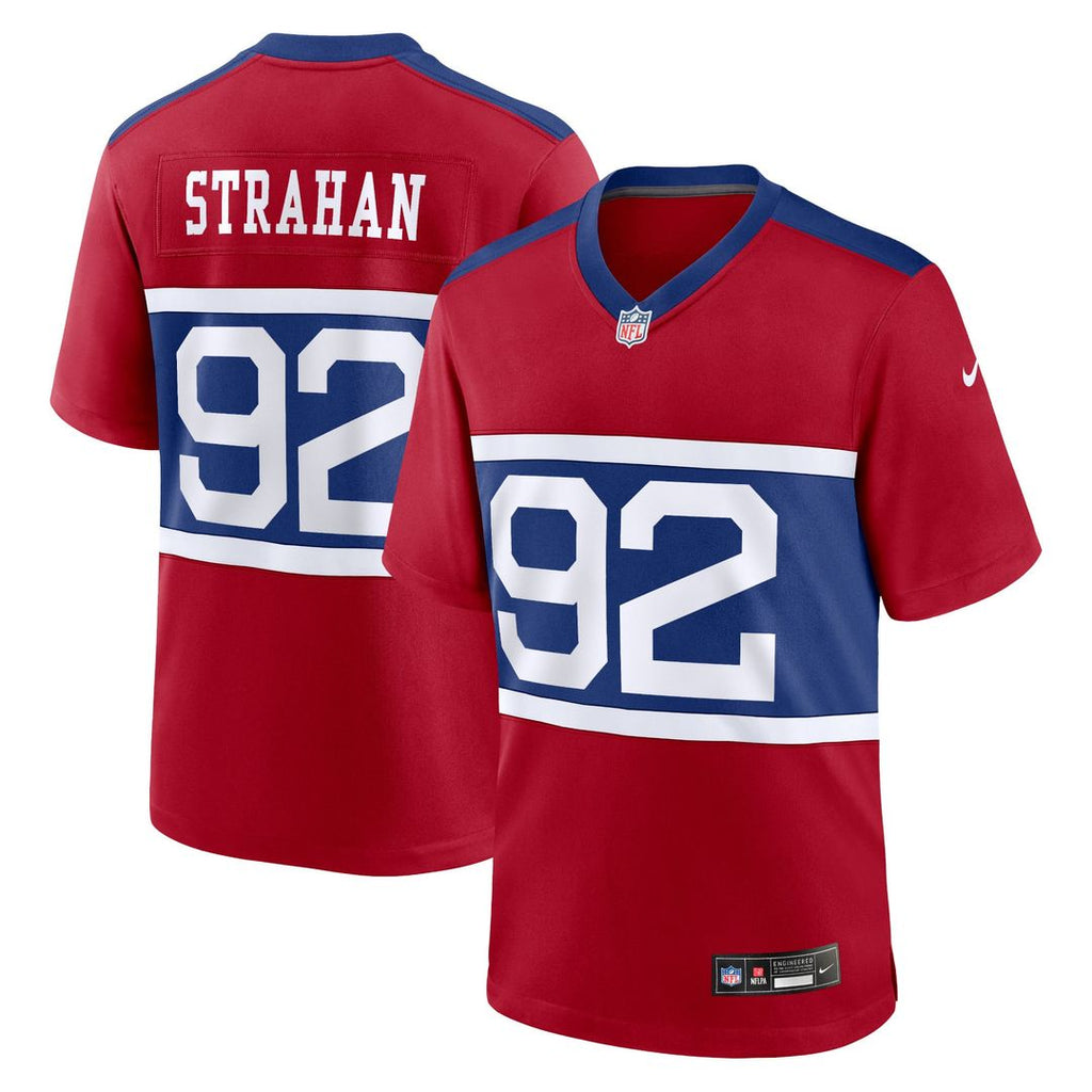 New York Giants Michael Strahan Nike Alternate Retired Player Game Jersey - Century Red