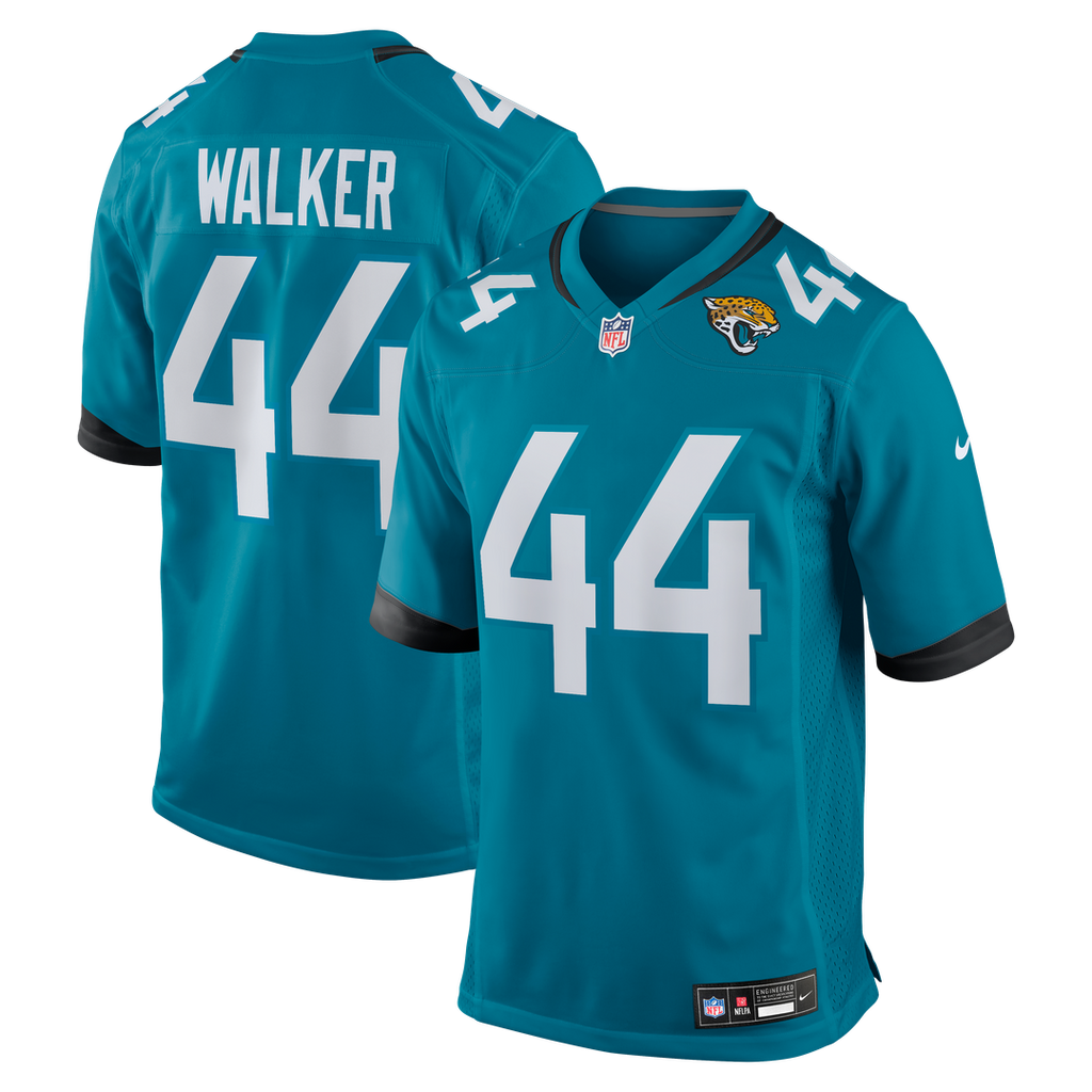 Jacksonville Jaguars Travon Walker Nike Player Game Jersey - Teal