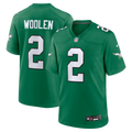 Philadelphia Eagles Tariq Woolen Nike Alternate Game Jersey - Kelly Green