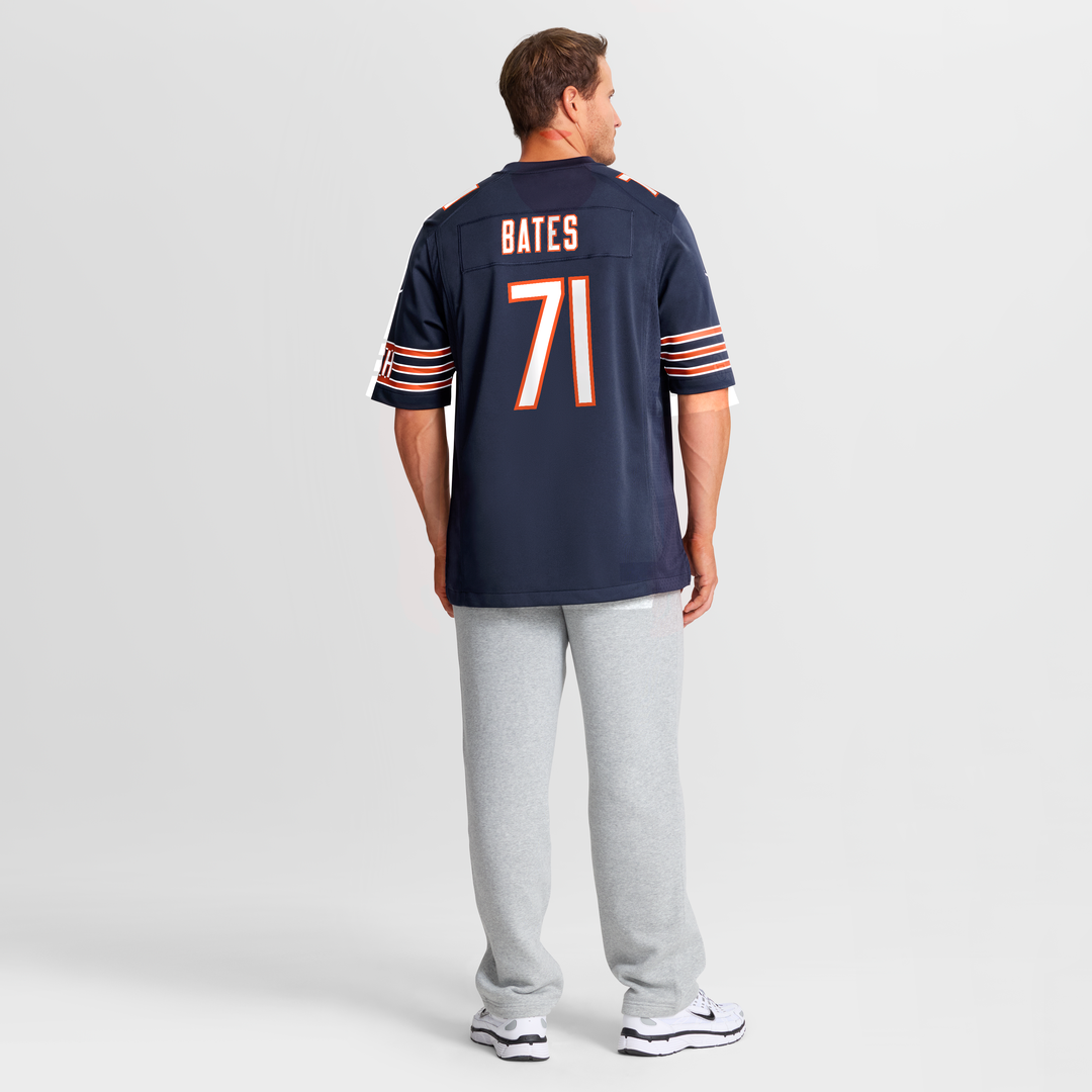 Chicago Bears Ryan Bates Nike Game Jersey - Navy