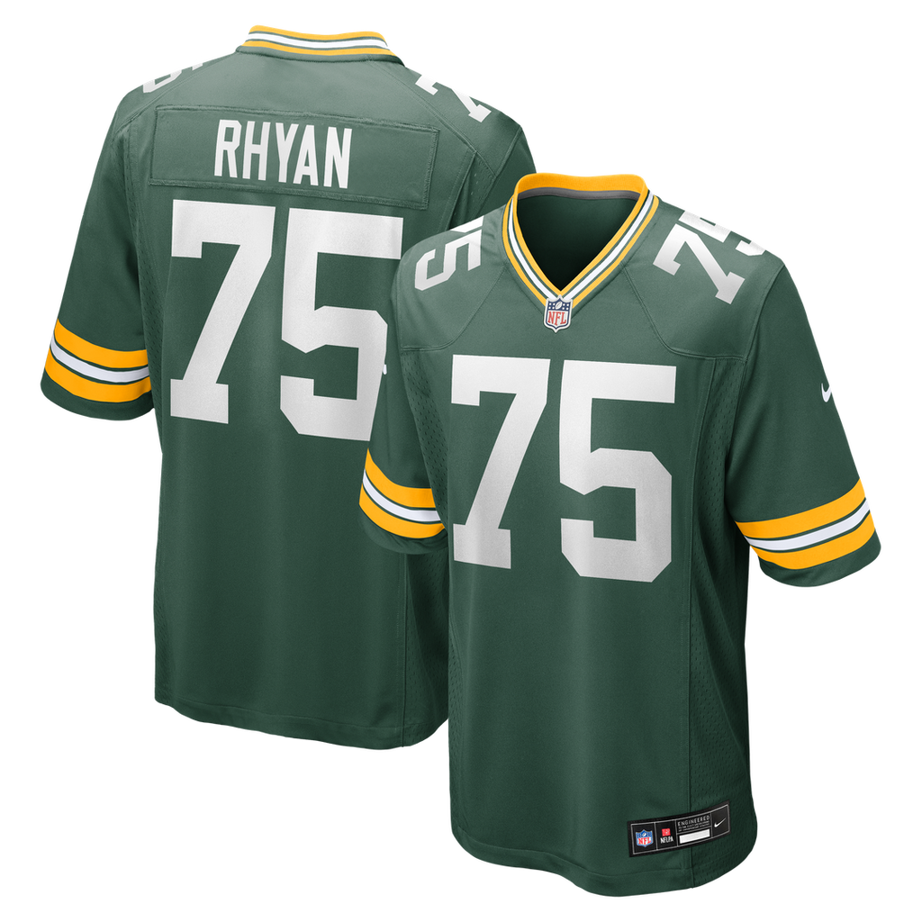 Green Bay Packers Sean Rhyan Nike Game Player Jersey - Green