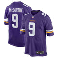 Minnesota Vikings J.J. McCarthy Nike Player Game Jersey - Purple