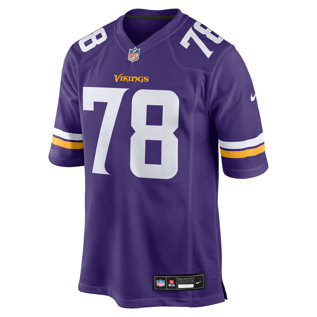 Minnesota Vikings Ryan Kelly Nike Team Game Jersey - Purple