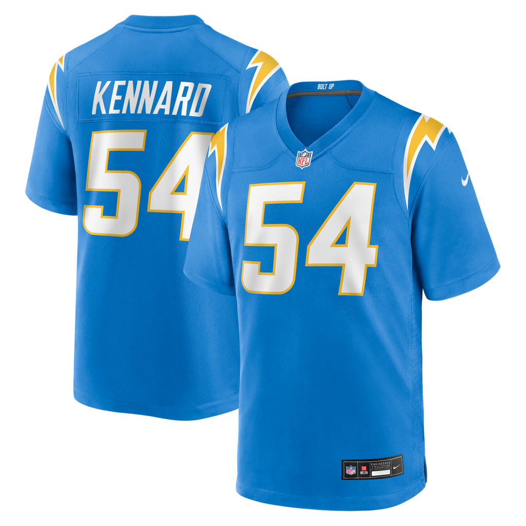 Los Angeles Chargers Kyle Kennard Nike Team Game Jersey - Powder Blue