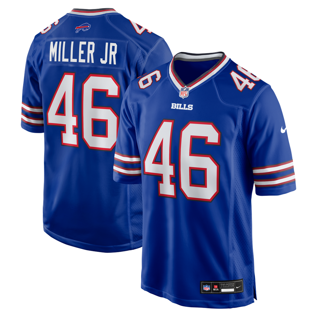 Buffalo Bills DJ Miller Jr. Nike Team Game Jersey - Royal