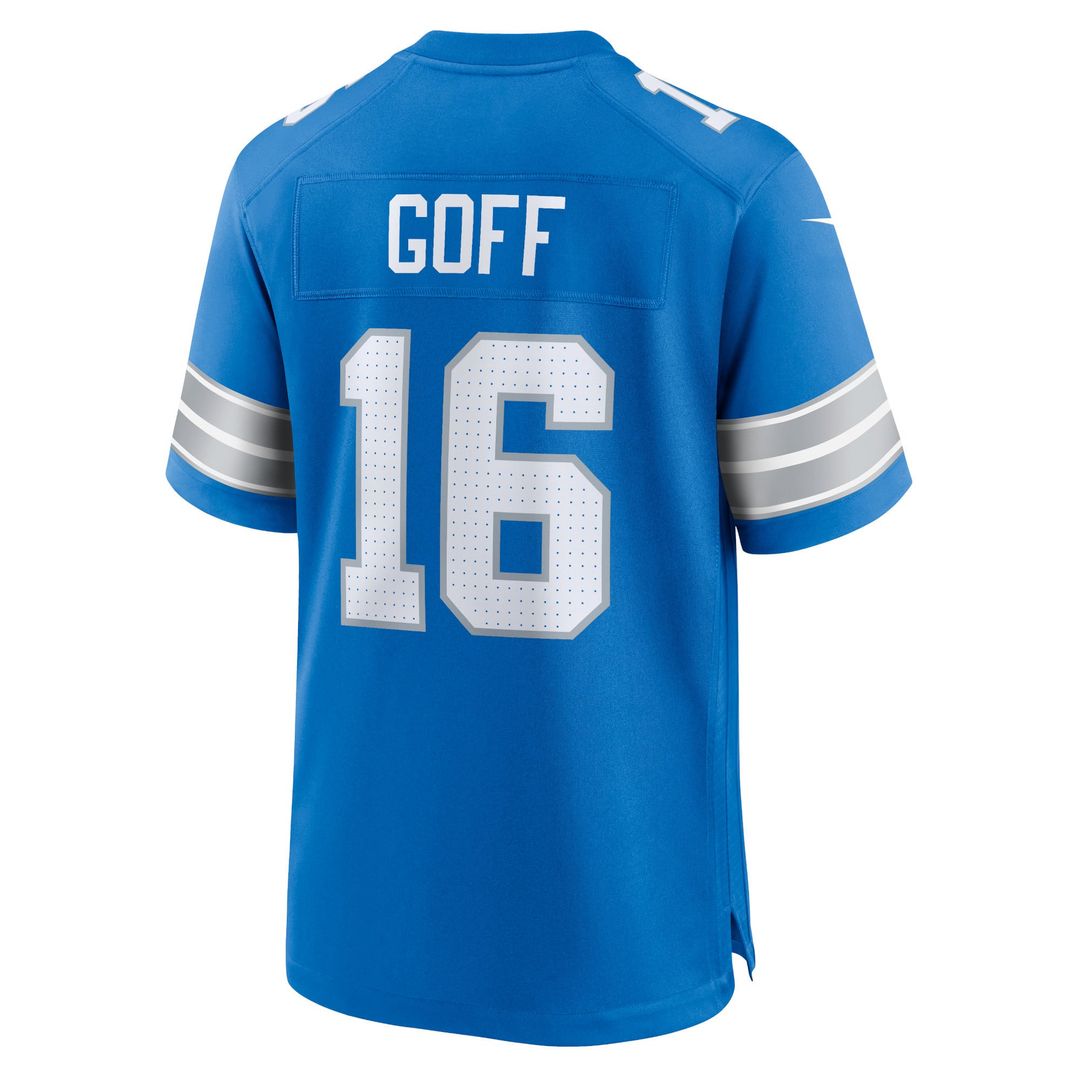Detroit Lions Jared Goff Nike Game Jersey - Blue