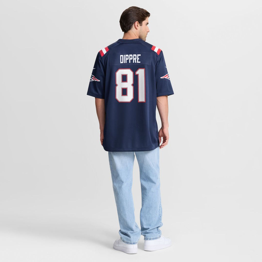 New England Patriots CJ Dippre Nike Team Game Jersey - Navy