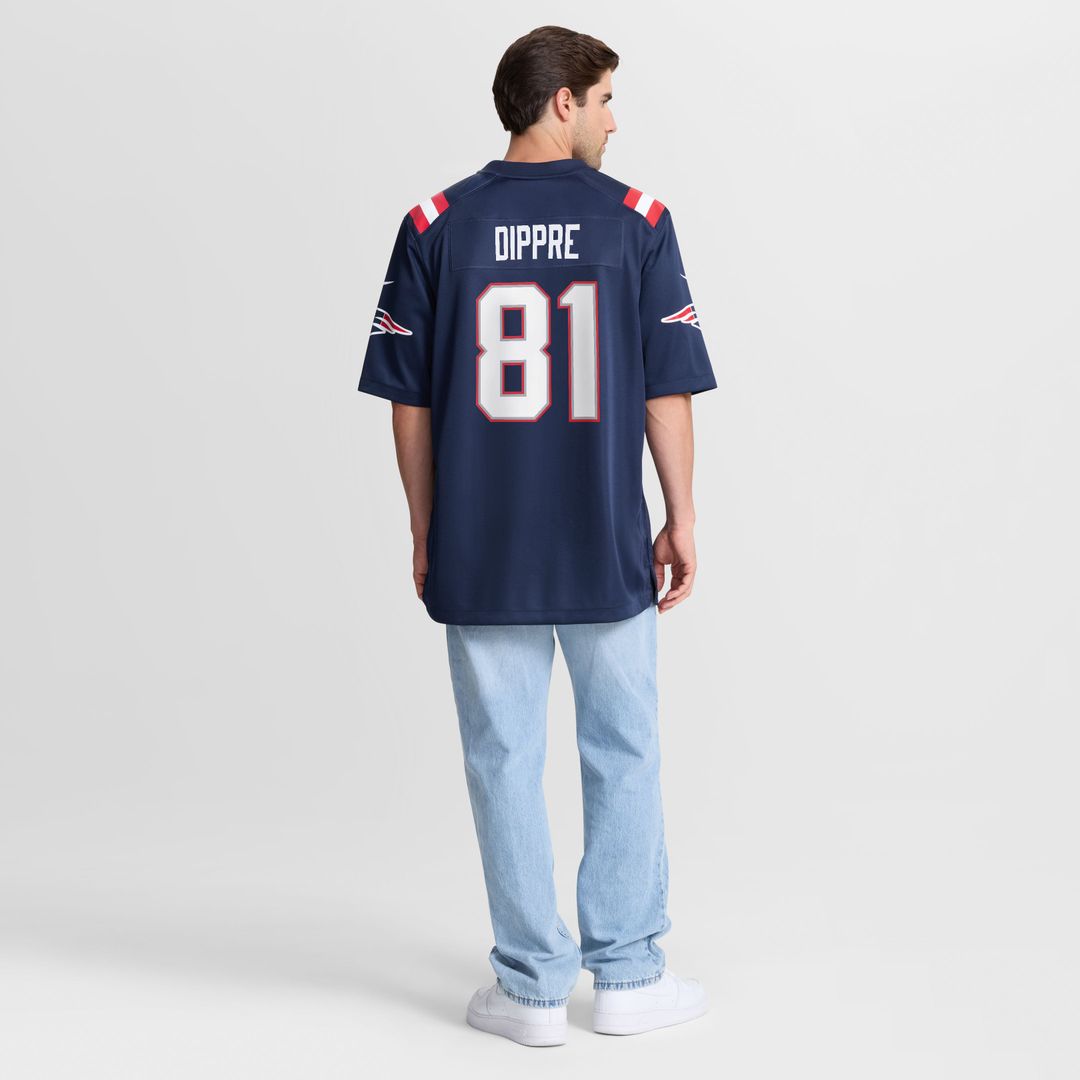 New England Patriots CJ Dippre Nike Team Game Jersey - Navy