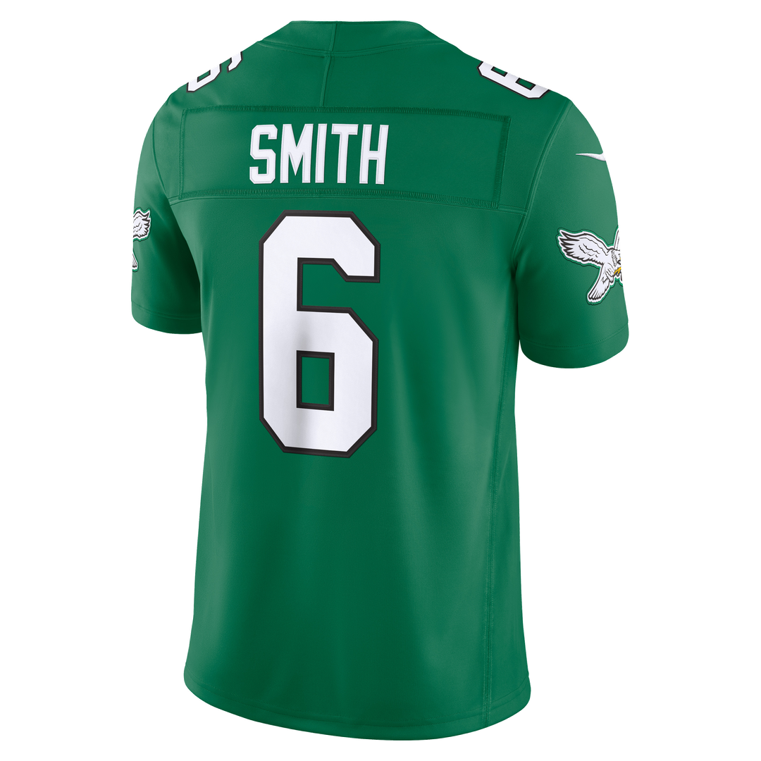 Philadelphia Eagles DeVonta Smith Nike Alternate Vapor F.U.S.E. Stitched Limited Jersey - Kelly Green