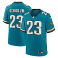 Jacksonville Jaguars Foye Oluokun Nike Prowler Throwback Player Game Jersey - Teal