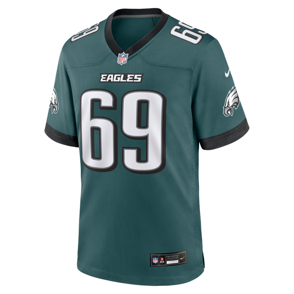 Philadelphia Eagles Landon Dickerson Nike Team Game Jersey - Midnight Green