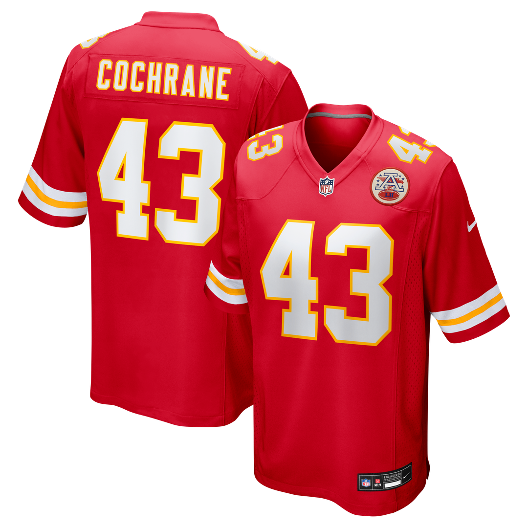 Kansas City Chiefs Jack Cochrane Nike Game Player Jersey - Red