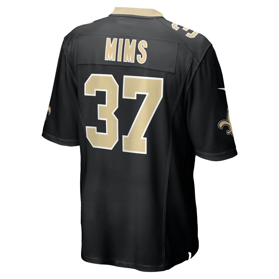 New Orleans Saints Jordan Mims Nike Team Game Jersey - Black