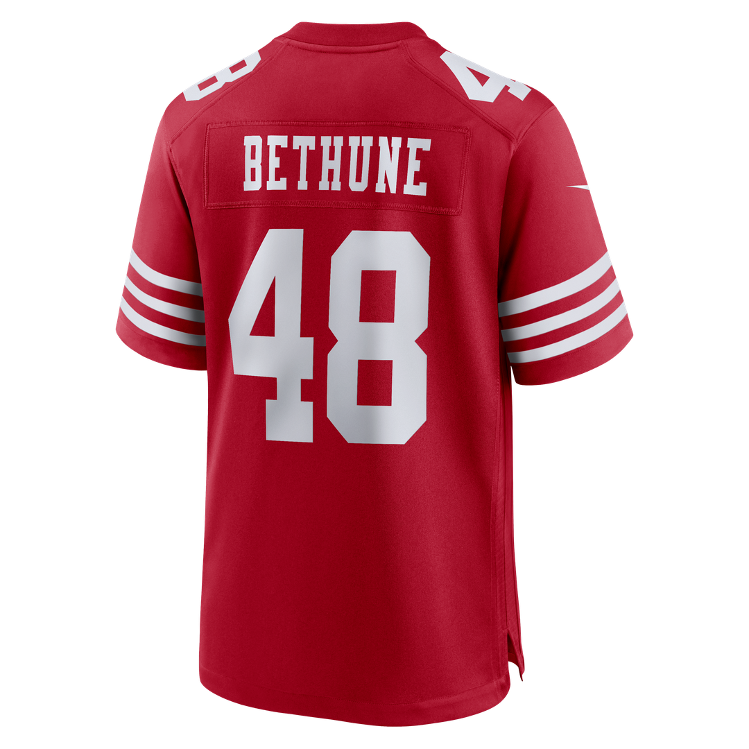 San Francisco 49ers Tatum Bethune Nike Game Jersey - Scarlet
