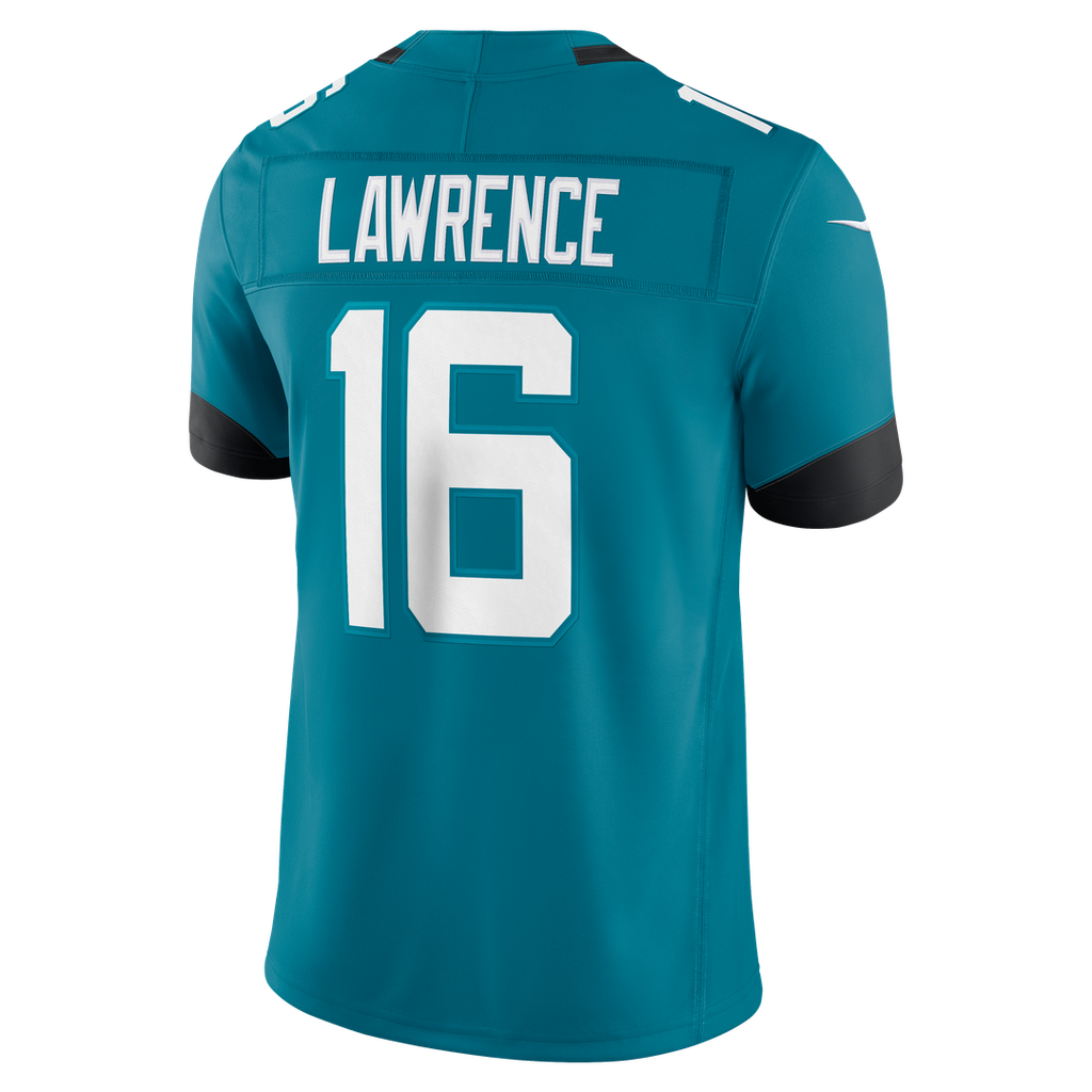 Jacksonville Jaguars Trevor Lawrence Nike Team Vapor F.U.S.E. Stitched Limited Jersey - Teal