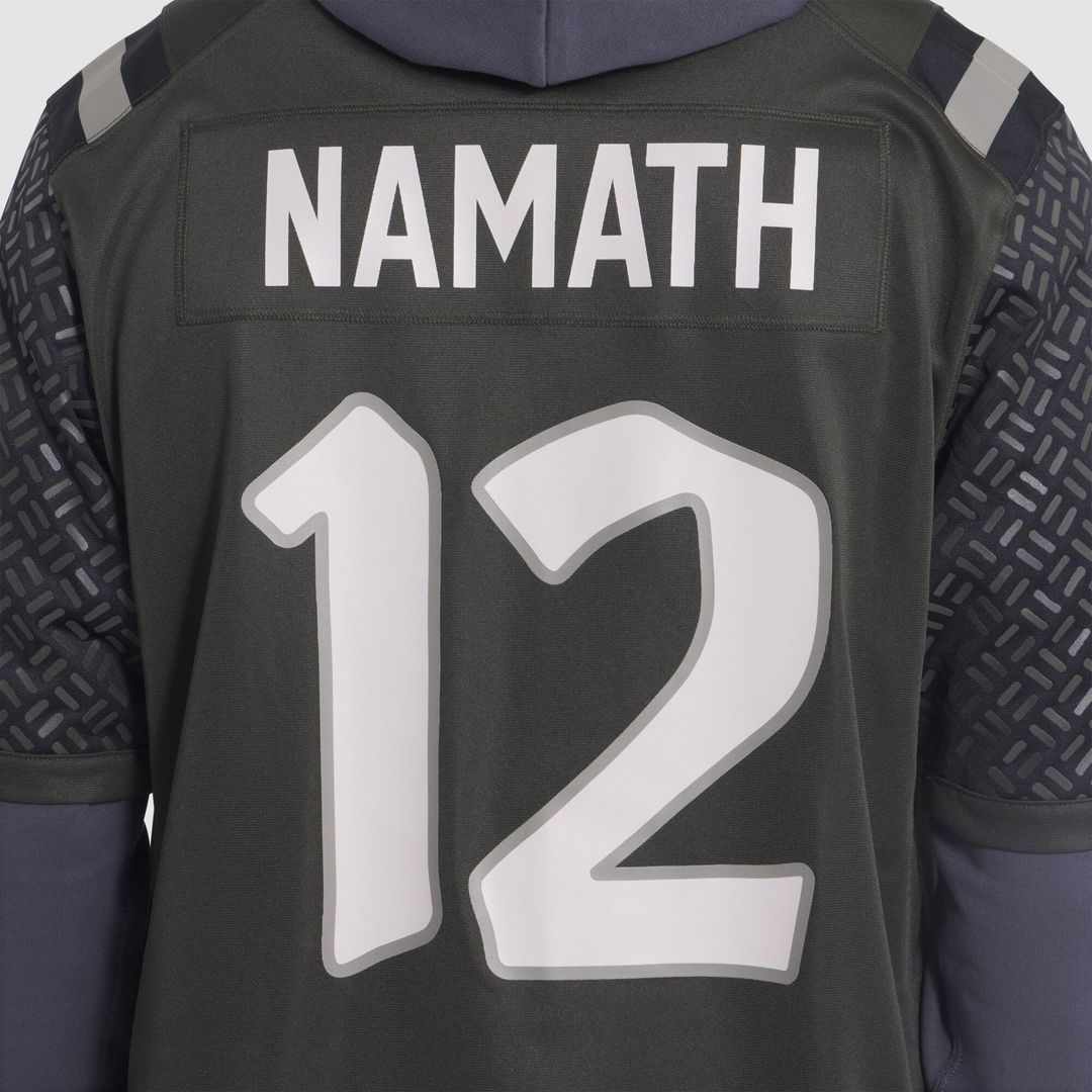 New York Jets Joe Namath Nike Rivalries Collection Retired Player Game Jersey - Green