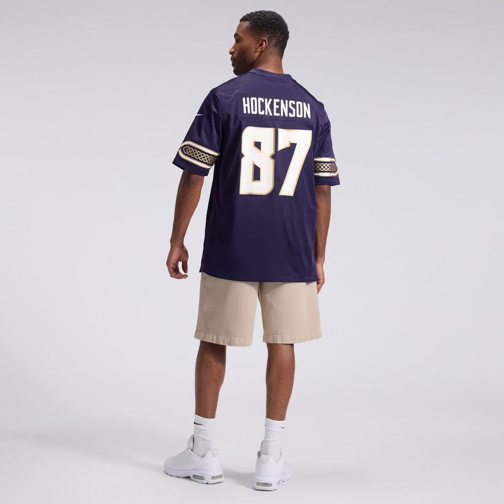 Minnesota Vikings T.J. Hockenson Nike 2026 Rivalries Collection Game Jersey - Purple