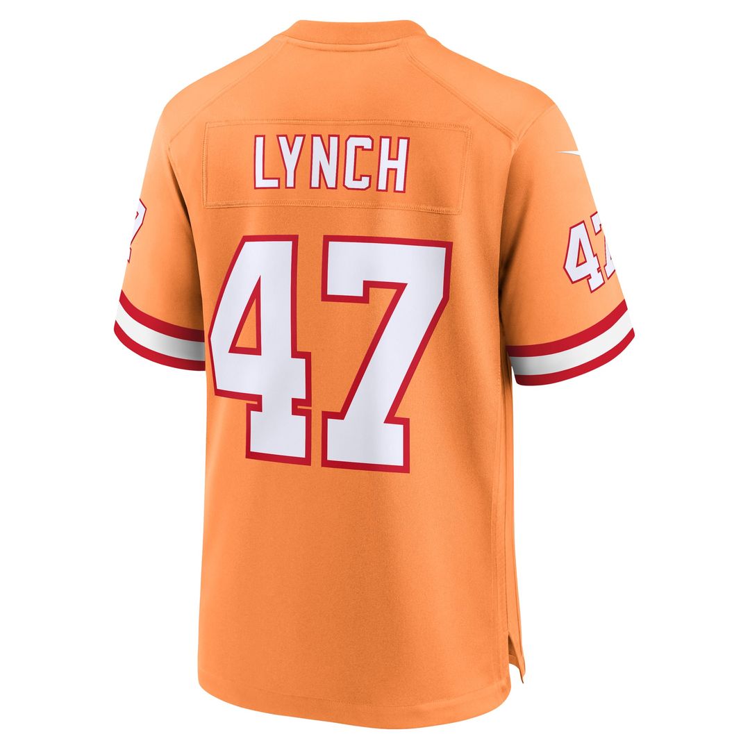 Tampa Bay Buccaneers John Lynch Nike Throwback Game Jersey - Orange