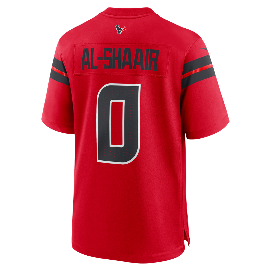Houston Texans Azeez Al-Shaair Nike Alternate Game Jersey - Red