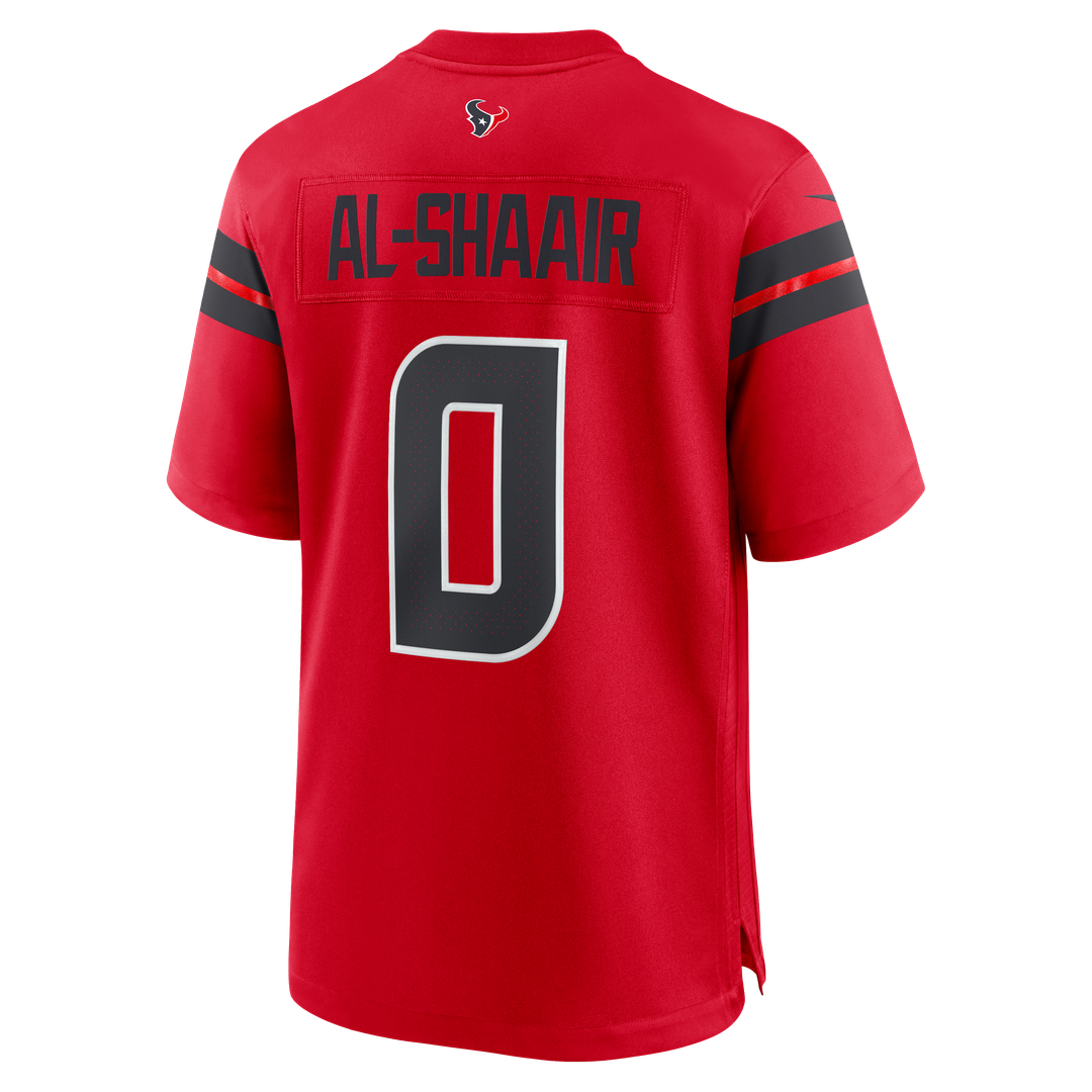 Houston Texans Azeez Al-Shaair Nike Alternate Game Jersey - Red