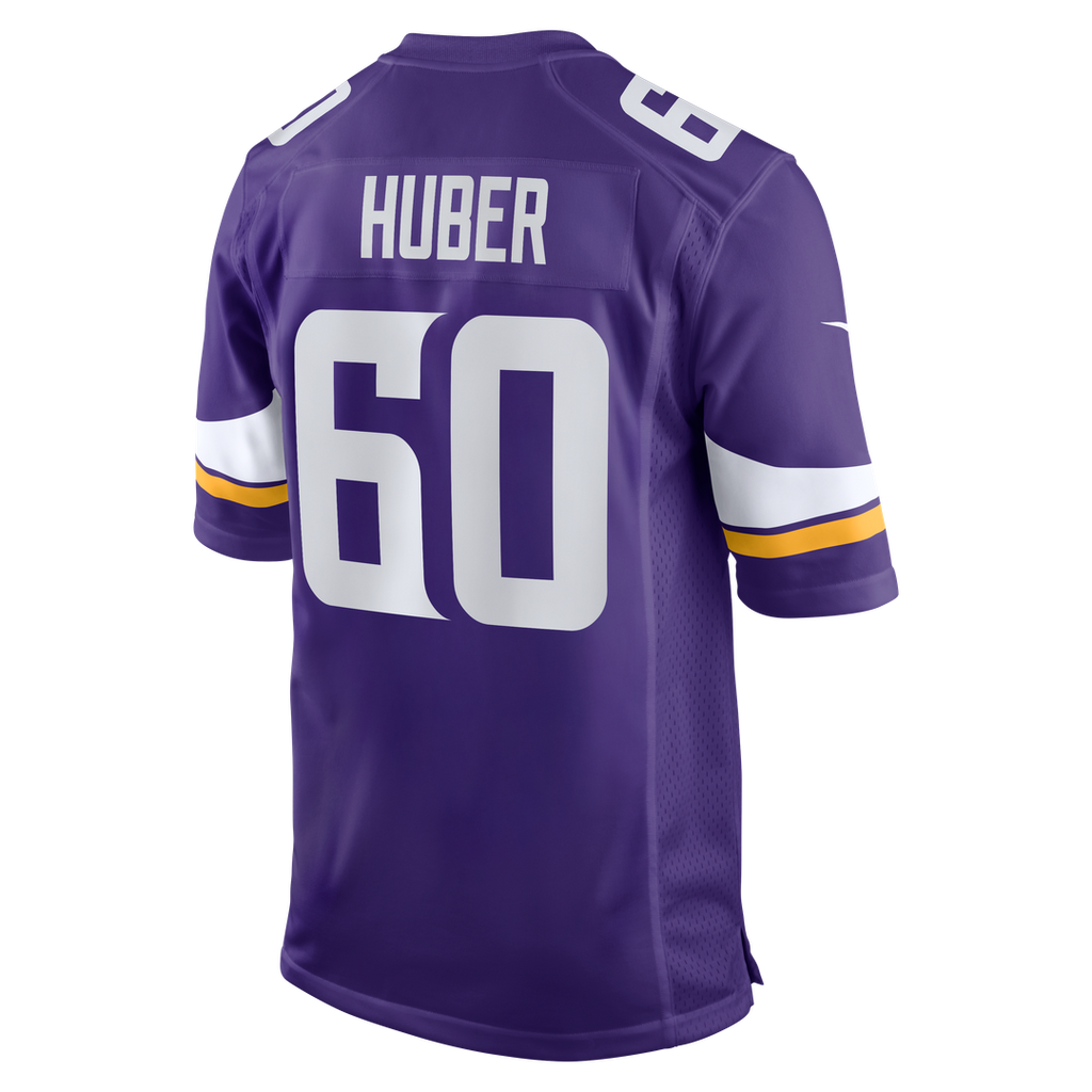 Minnesota Vikings Joe Huber Nike Team Game Jersey - Purple