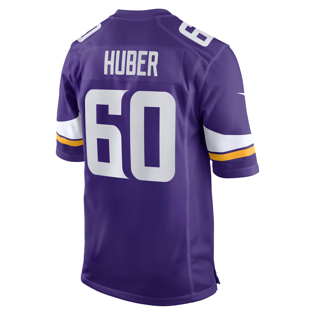 Minnesota Vikings Joe Huber Nike Team Game Jersey - Purple