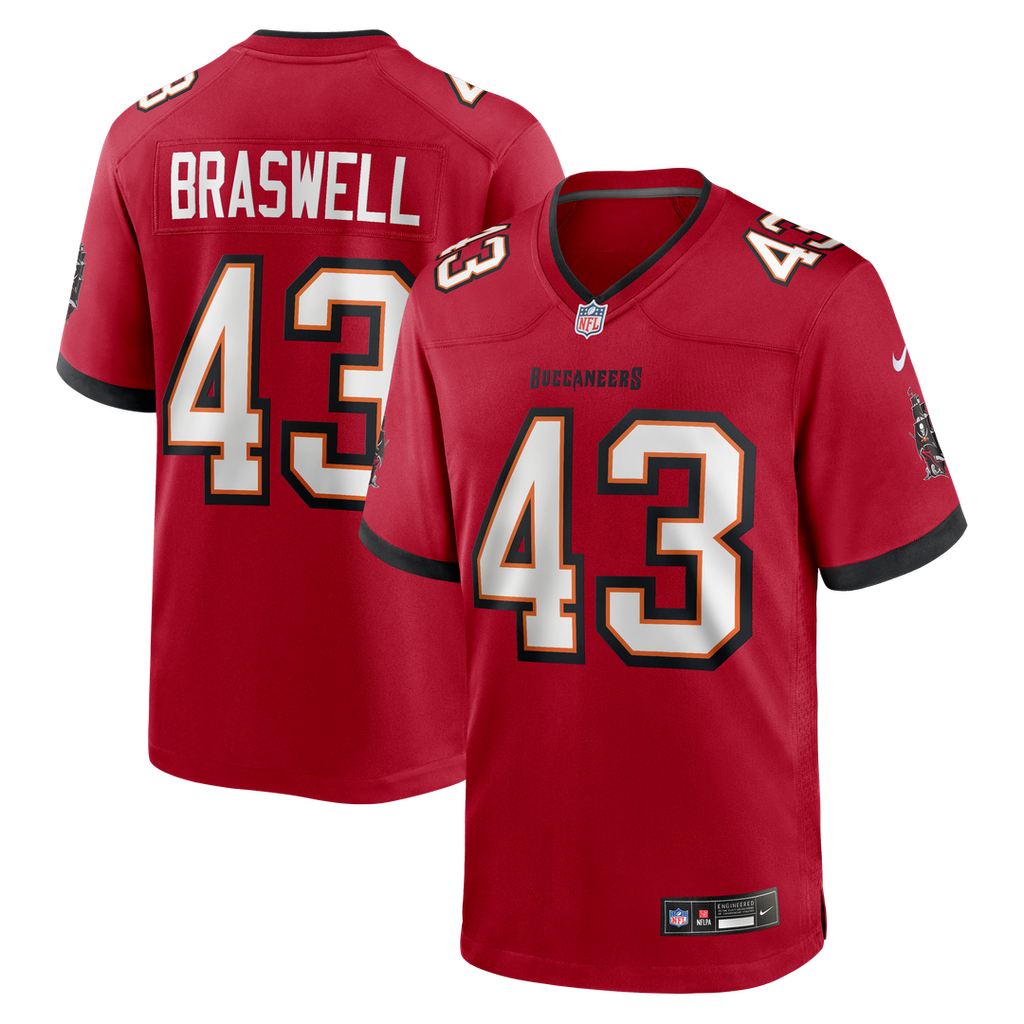 Tampa Bay Buccaneers Chris Braswell Nike Game Jersey - Red