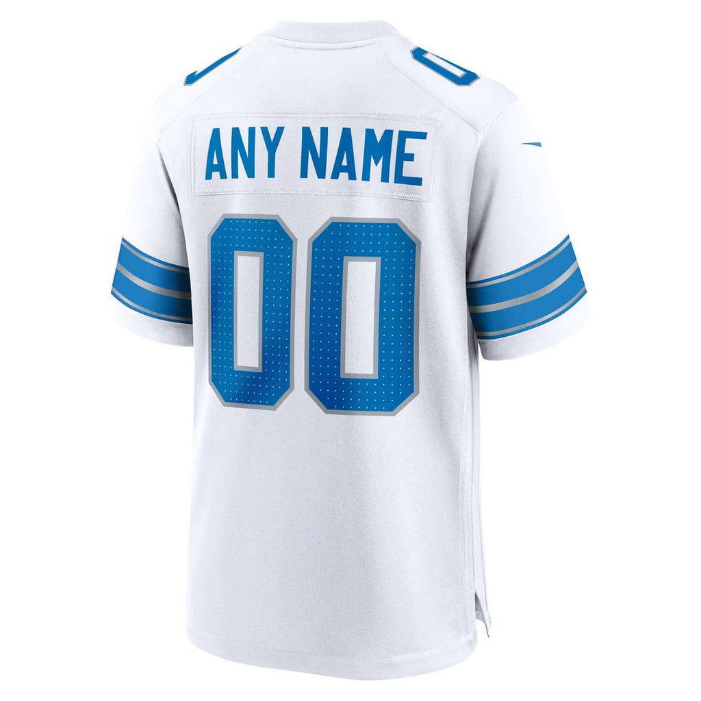 Detroit Lions Nike Custom Game Jersey - Blue