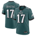 Philadelphia Eagles Arnold Ebiketie Nike Team Game Jersey - Midnight Green