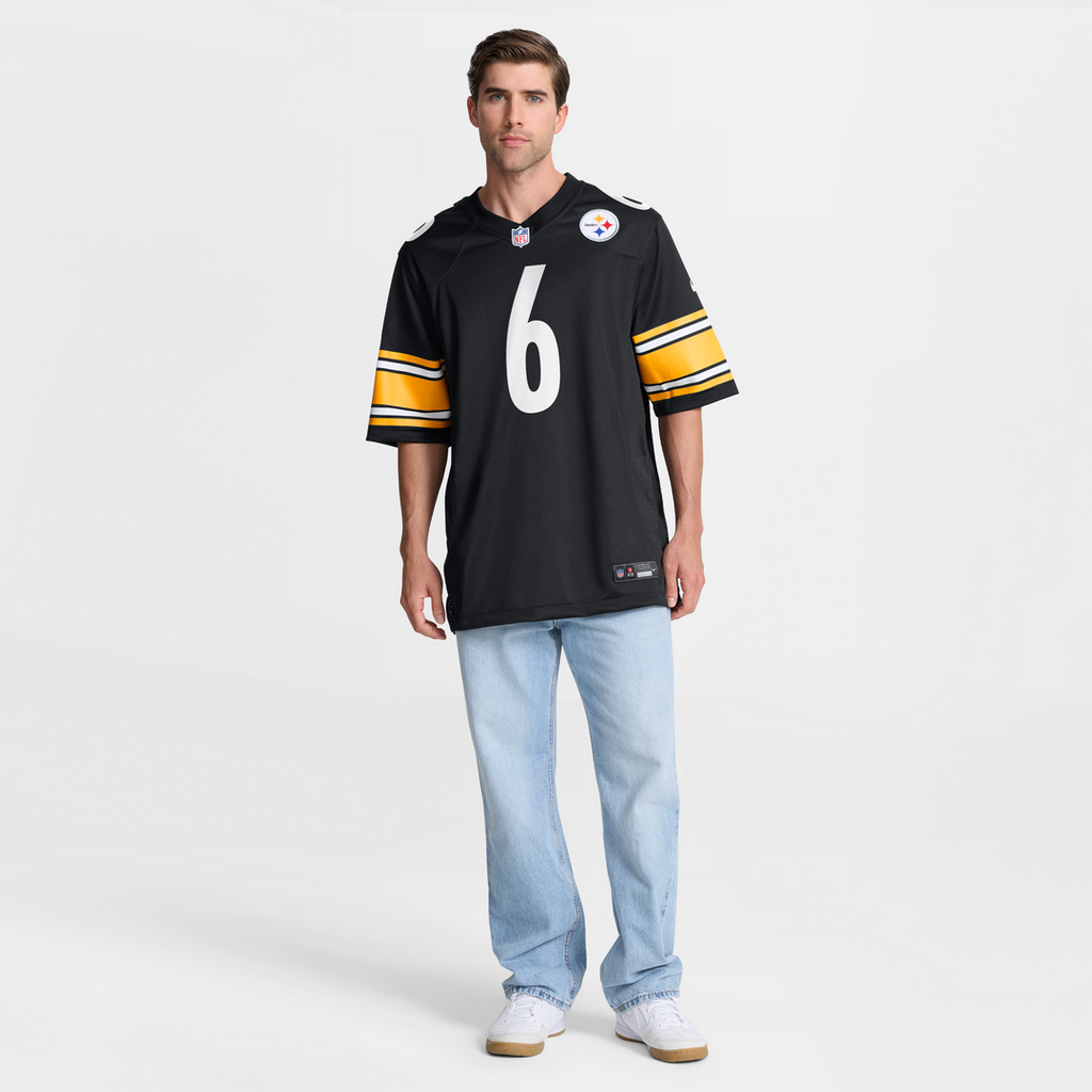 Pittsburgh Steelers Patrick Queen Nike Alternate 1933 Throwback Game Jersey - Gold