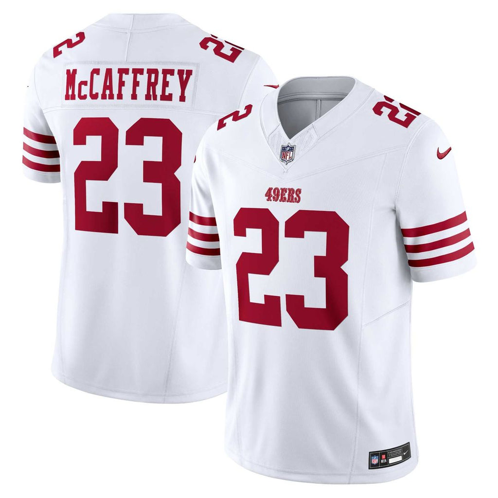 San Francisco 49ers Christian McCaffrey Nike Vapor F.U.S.E. Limited Jersey - White