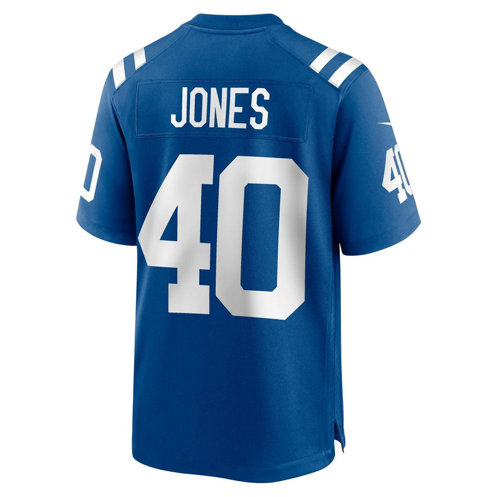 Indianapolis Colts Jaylon Jones Nike Team Game Jersey - Royal