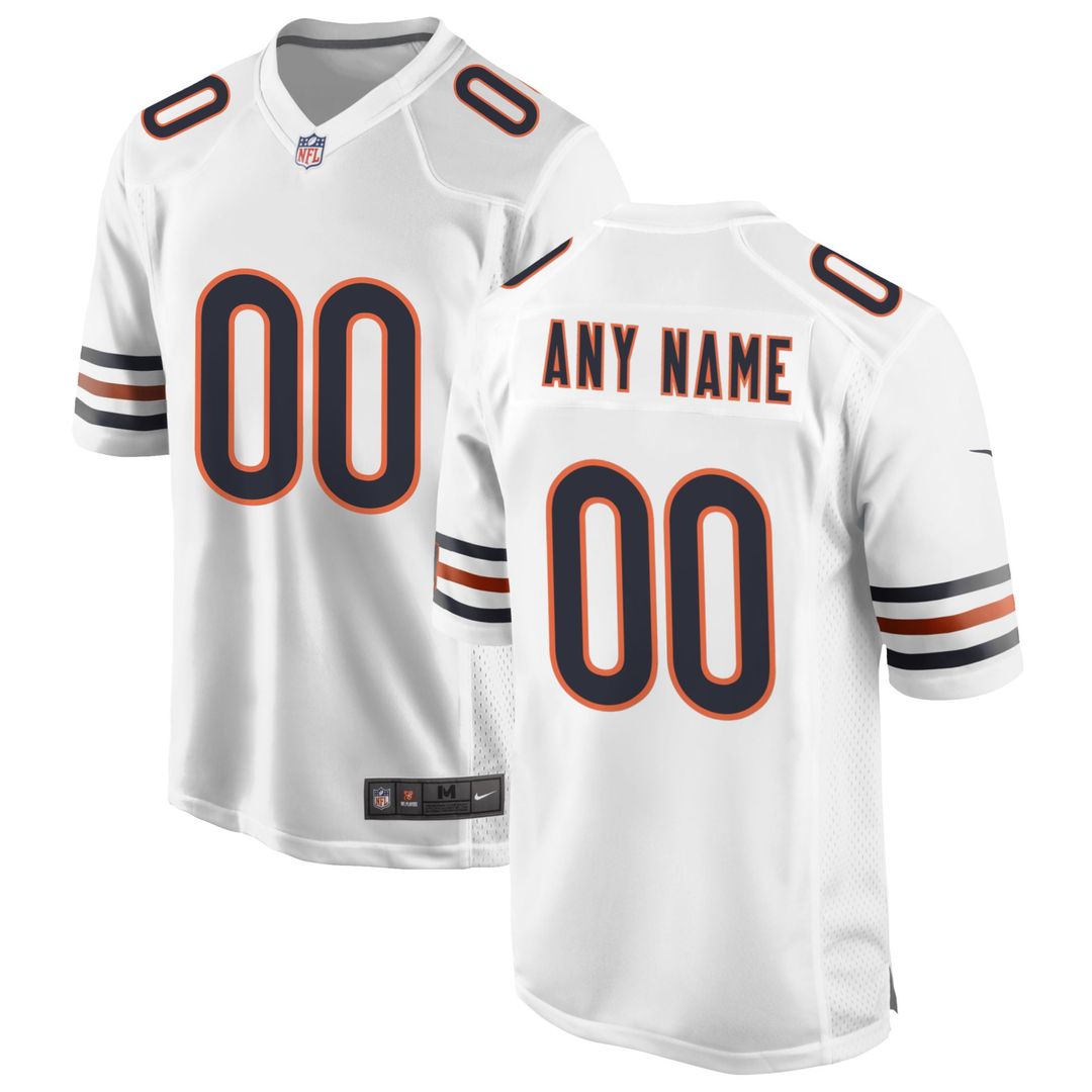 Chicago Bears Nike Custom Game Jersey - Navy