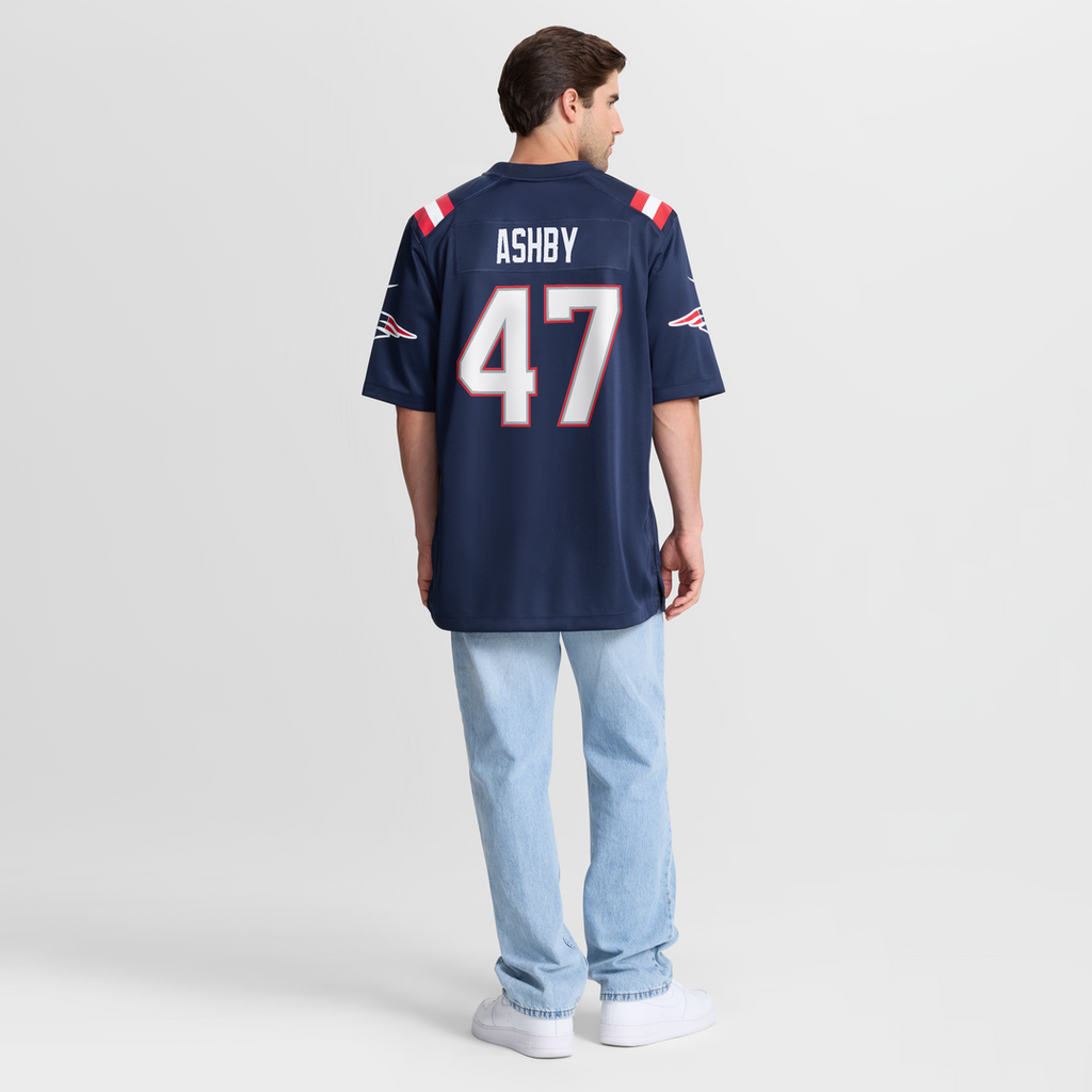 New England Patriots Julian Ashby Nike Team Game Jersey - Navy