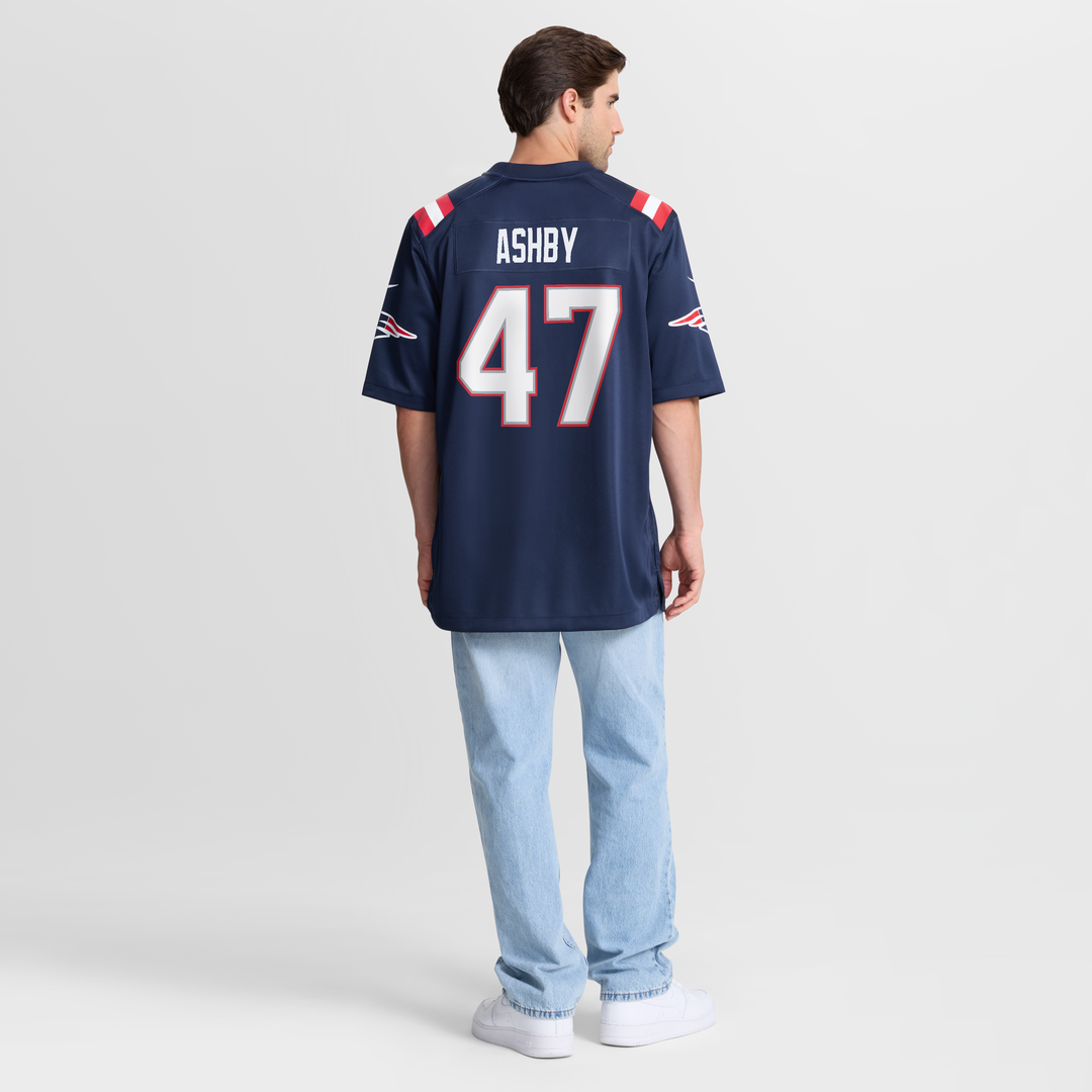 New England Patriots Julian Ashby Nike Team Game Jersey - Navy
