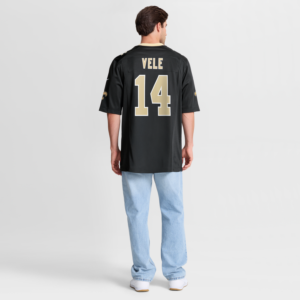 New Orleans Saints Devaughn Vele Nike Team Game Jersey - Black