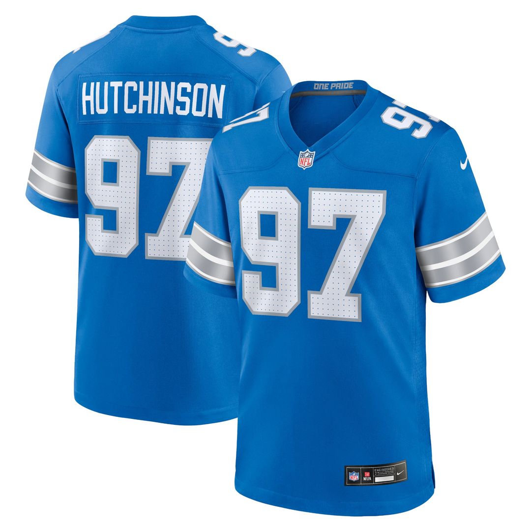 Detroit Lions Aidan Hutchinson Nike Game Jersey - White