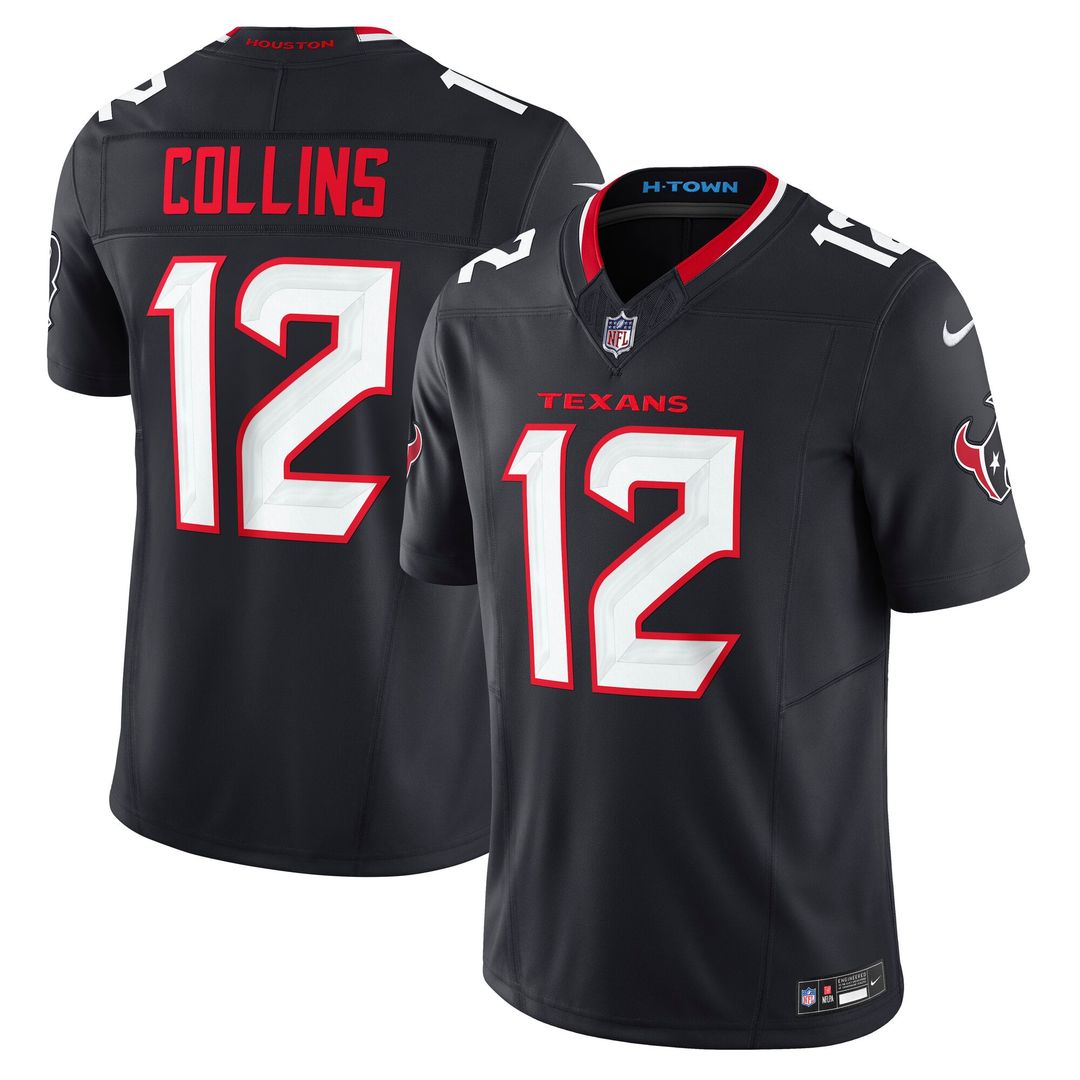 Houston Texans Nico Collins Nike Team Vapor F.U.S.E. Limited Jersey - Navy