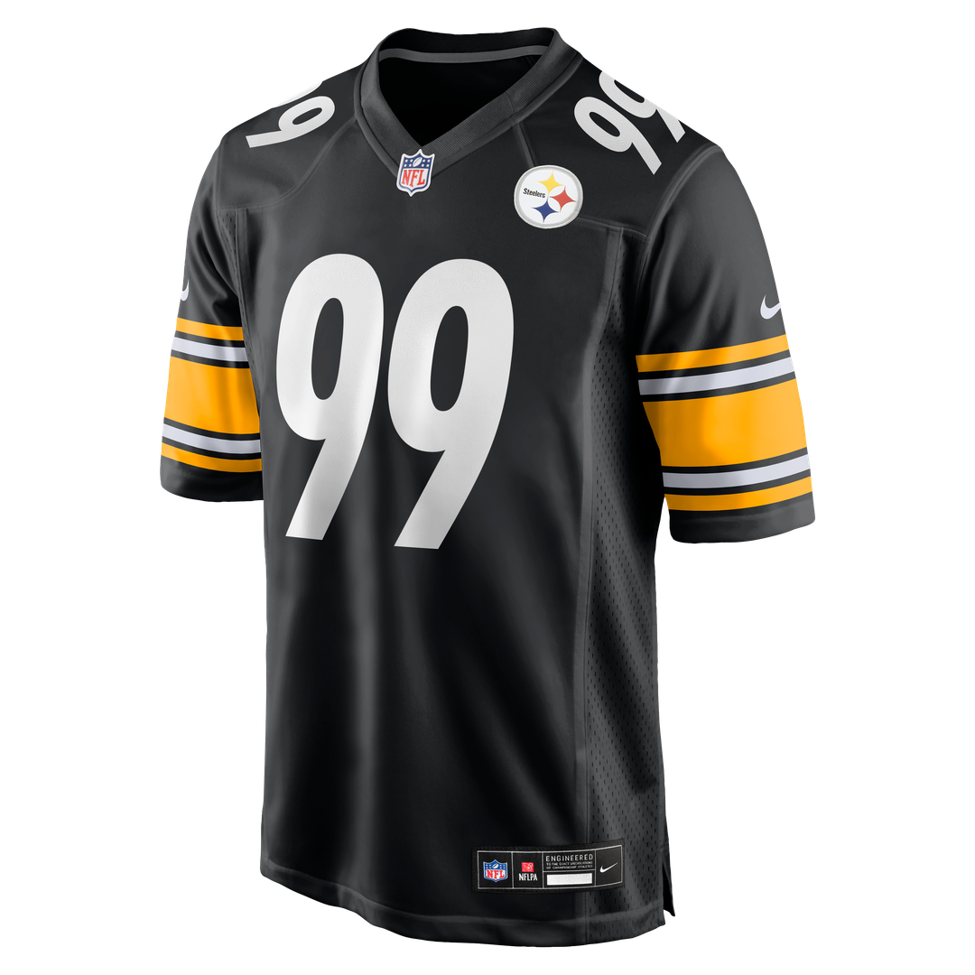 Pittsburgh Steelers Derrick Harmon Nike Game Player Jersey - Black