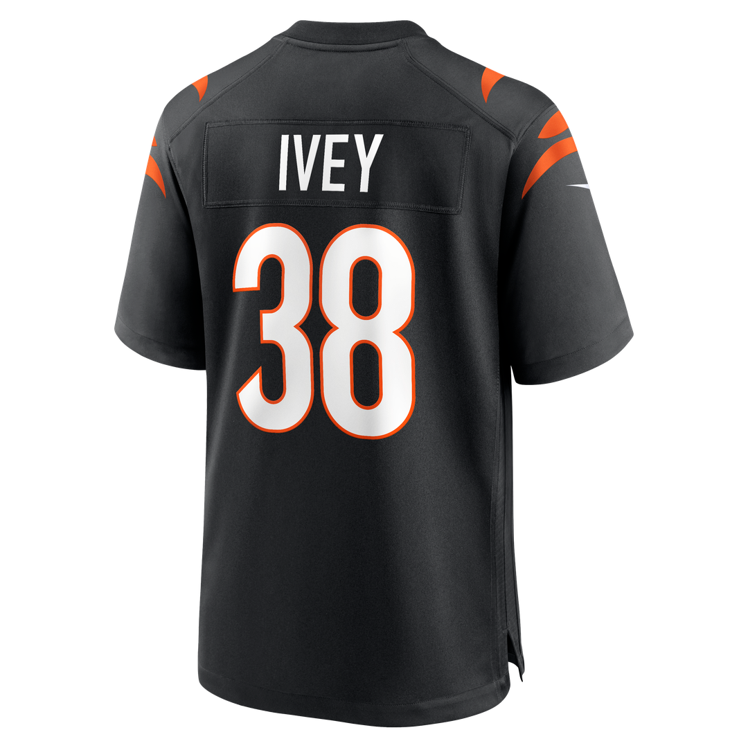 Cincinnati Bengals DJ Ivey Nike Team Game Jersey - Black