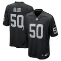 Las Vegas Raiders Segun Olubi Nike Team Game Jersey - Black