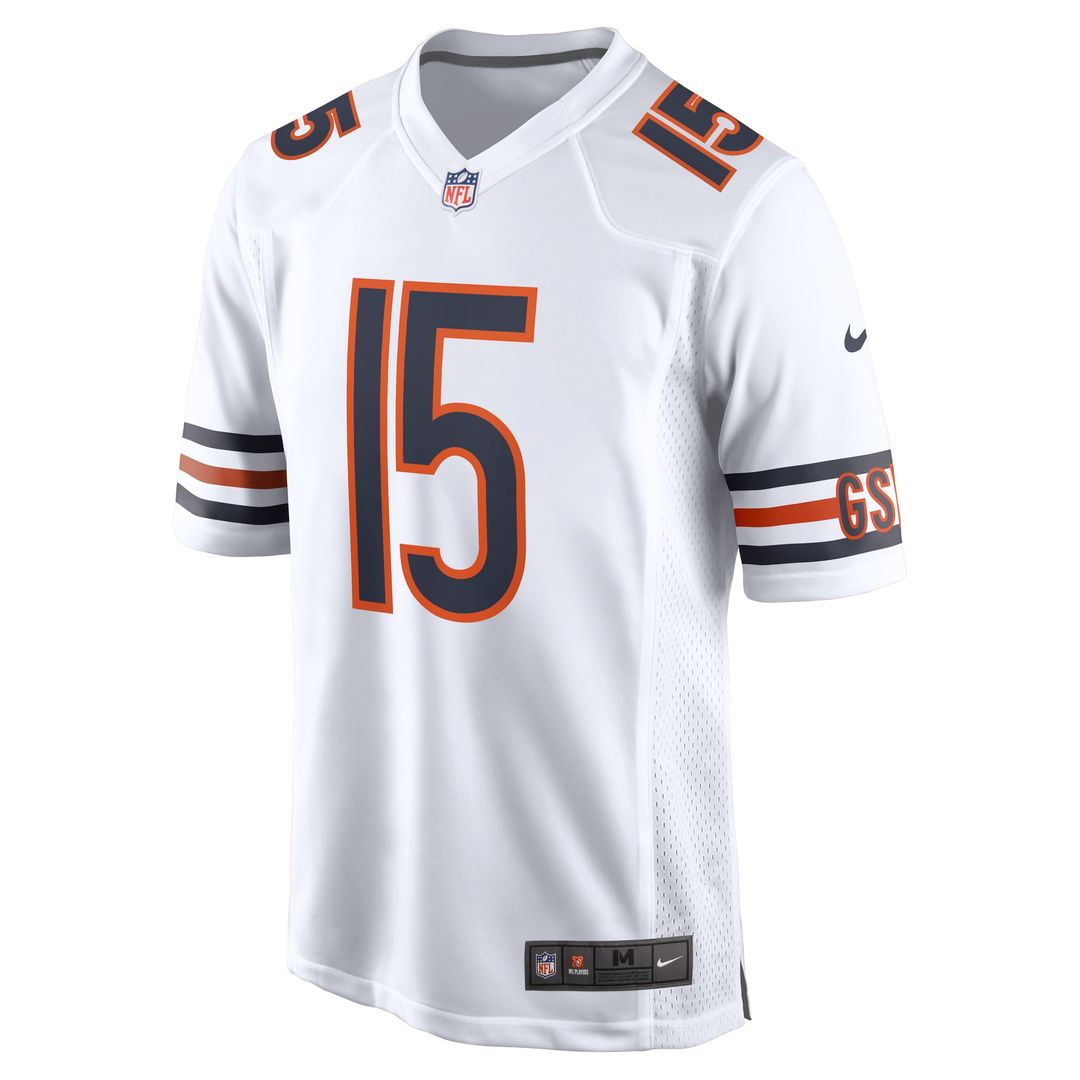 Chicago Bears Rome Odunze Nike Game Jersey - White
