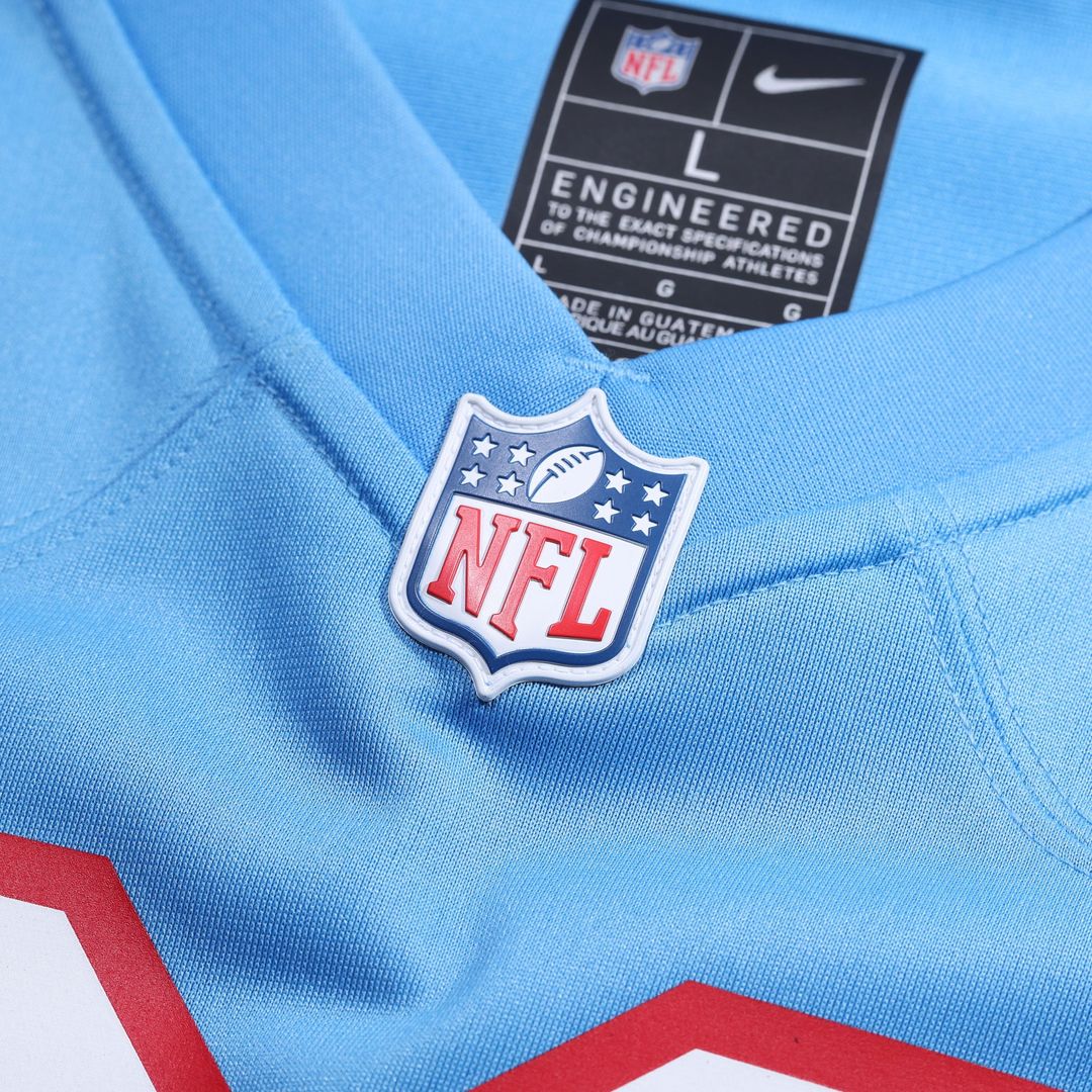 Tennessee Titans Warren Moon Nike Retired Player Alternate Game Jersey - Light Blue