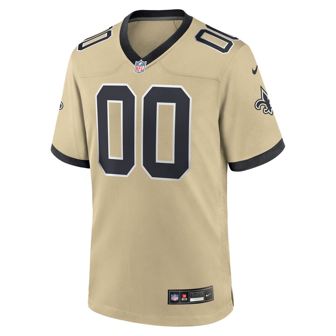 New Orleans Saints Nike Alternate Custom Game Jersey - White