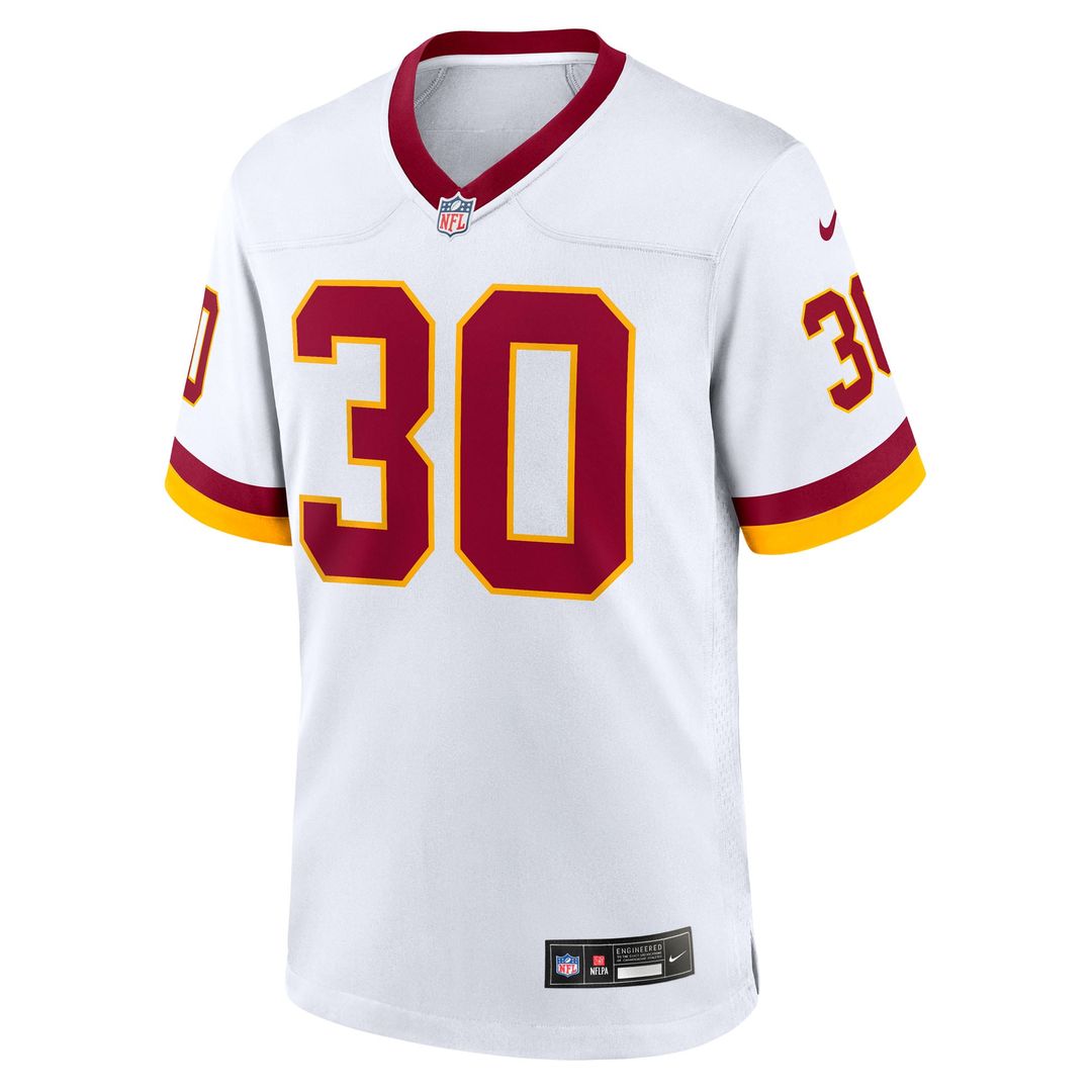 Washington Commanders Austin Ekeler Nike Game Super Bowl Era Jersey - White