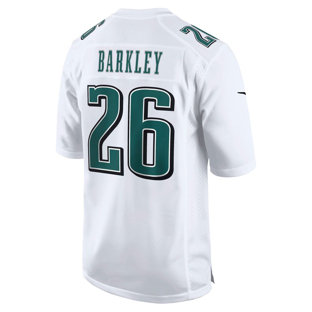 Philadelphia Eagles Saquon Barkley Nike Fashion Game Jersey - Tundra White