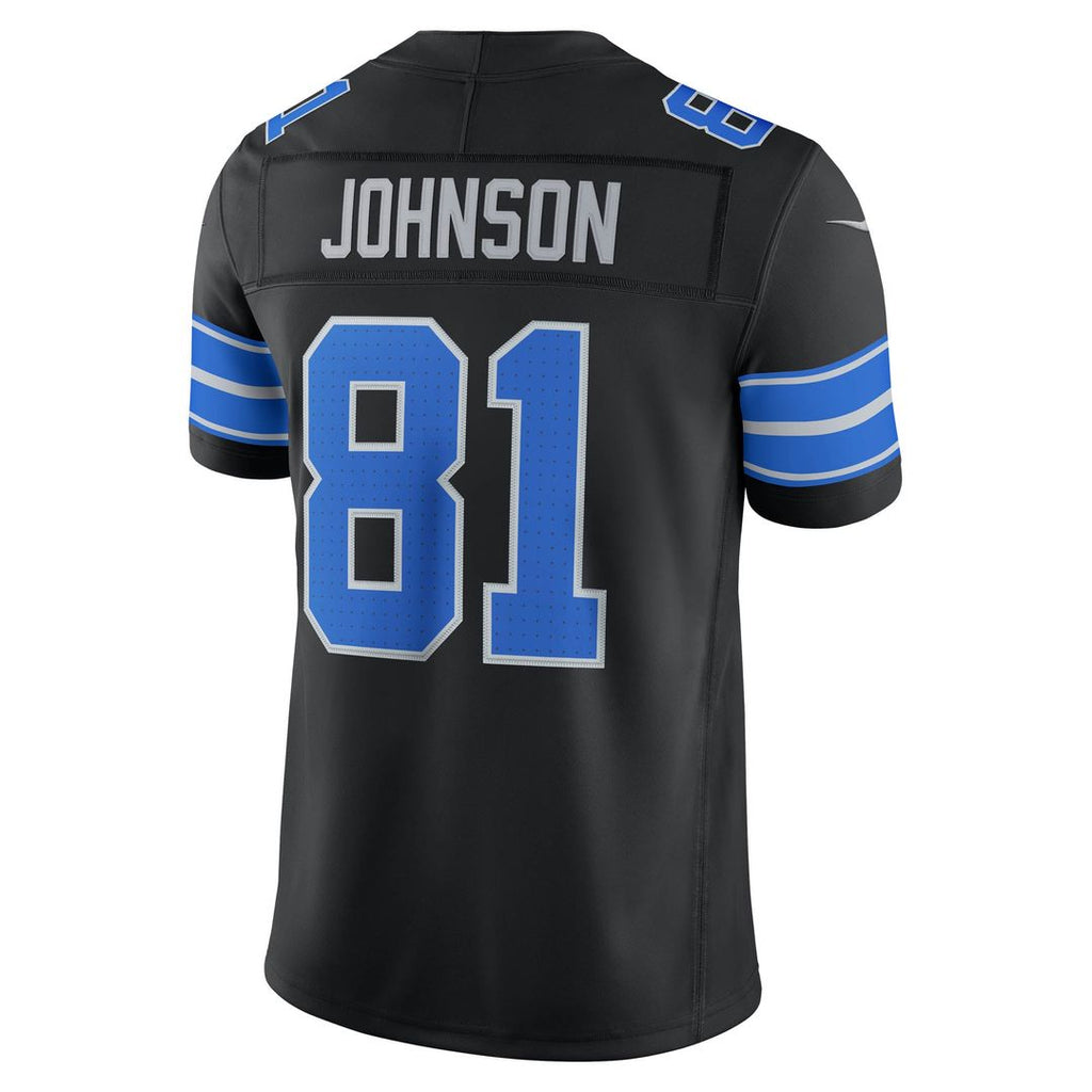 Detroit Lions Calvin Johnson Nike Vapor F.U.S.E. Stitched Retired Limited Jersey - Blue